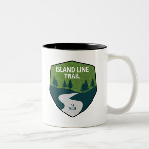 Island Line Trail Two-Tone Coffee Mug