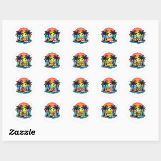 Island Mood Graffiti Sticker