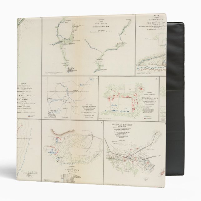 Island No 10, New Madrid Binder (Front/Inside)