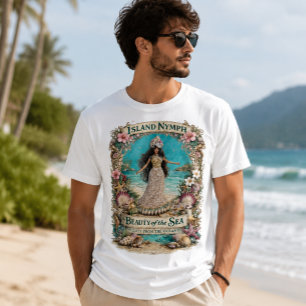 Island Nymph Tropical Spiritual Ocean Fantasy Art T-Shirt