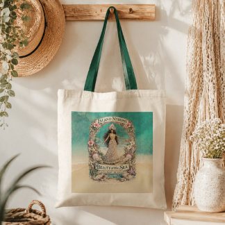 Island Nymph Tropical Spiritual Ocean Fantasy Art Tote Bag