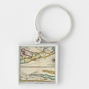 Island of Bermuda, Part of Providence Island Keychain