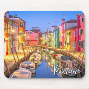 Island Of Burano, Italy Mouse Pad