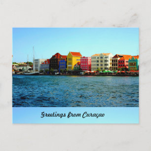 Island of Curacao Design by Admiro Postcard