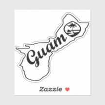 Island of Guam Sticker