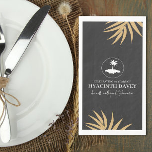 Island of Jamaica Birthday Napkin