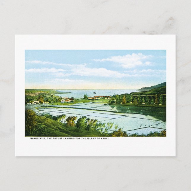 Island of Kauai Postcard (Front)