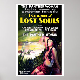 Island of Lost Souls 1932 Movie POSTER PRINT A5-A1