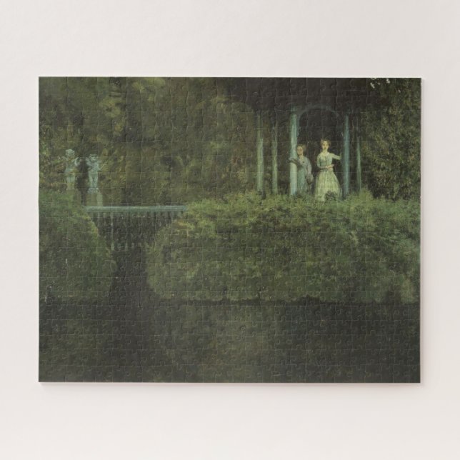 Island of Love (by Konstantin Somov) Jigsaw Puzzle (Horizontal)