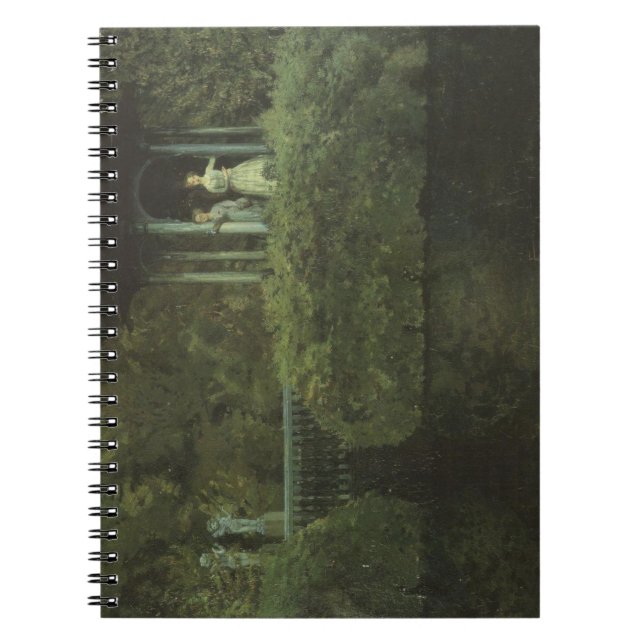 Island of Love (by Konstantin Somov) Notebook (Front)