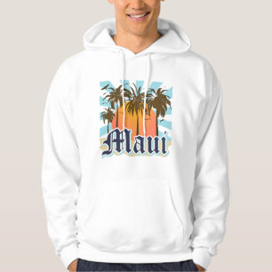 Island of Maui Hawaii Souvenir Hoodie