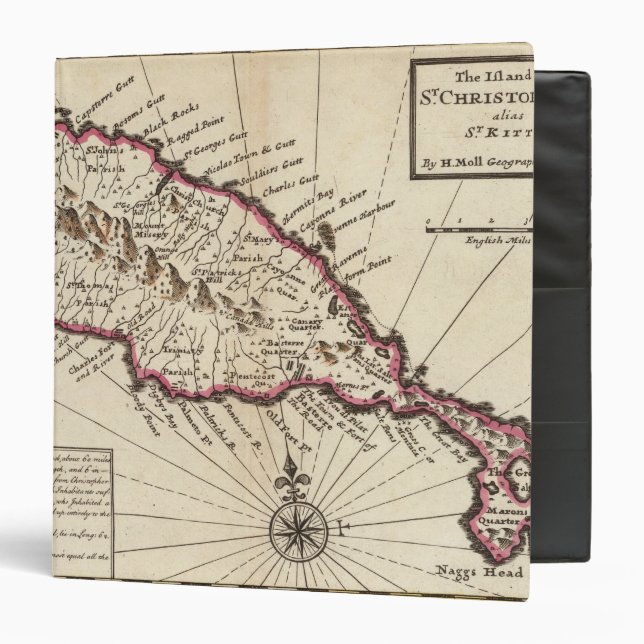 Island of St Christophers Binder (Front/Inside)
