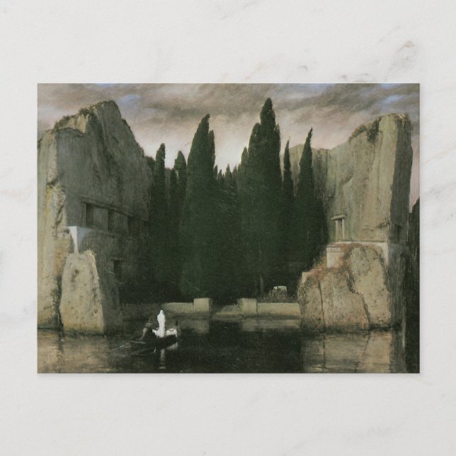 Island of the Dead, 1883 Arnold Bocklin Postcard (Front)