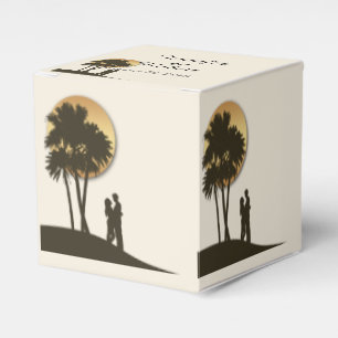 Island Paradise Wedding Favor Box