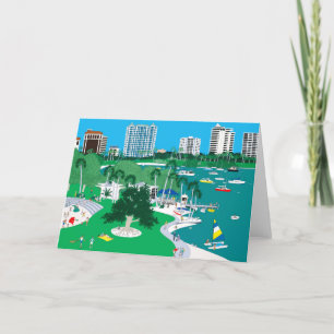 Island Park Sarasota, FL Thank You Card