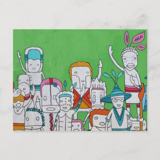 Island People Postcard