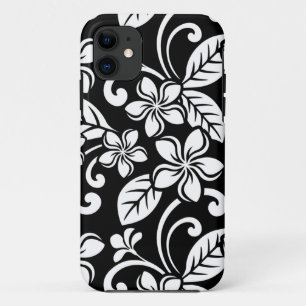 ISLAND PLUMERIA (BLACK) iPhone 11 CASE