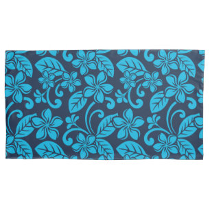 ISLAND PLUMERIA (BLUE x 2) Pillowcase