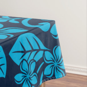 ISLAND PLUMERIA (Blue x 2) Tablecloth