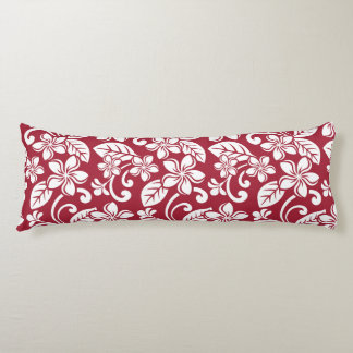 ISLAND PLUMERIA (CARDINAL RED) BODY PILLOW