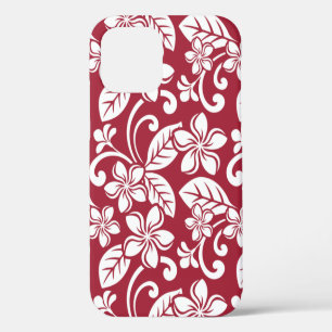 ISLAND PLUMERIA (CARDINAL RED) iPhone 12 CASE