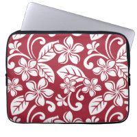 ISLAND PLUMERIA (CARDINAL RED) Electronics Bag