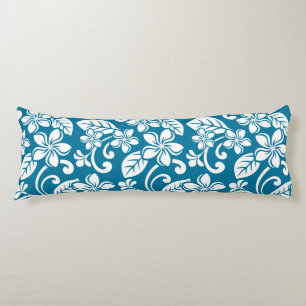 ISLAND PLUMERIA (CARIBBEAN BLUE) BODY PILLOW