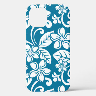 ISLAND PLUMERIA (CARIBBEAN BLUE) iPhone 12 CASE
