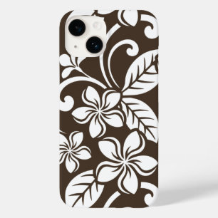 ISLAND PLUMERIA (COFFEE BROWN) Case-Mate iPhone 14 CASE