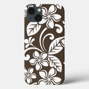 ISLAND PLUMERIA (COFFEE BROWN) iPhone 13 CASE