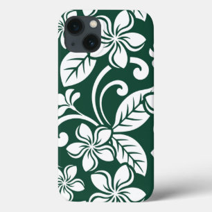 ISLAND PLUMERIA (FOREST GREEN) iPhone 13 CASE