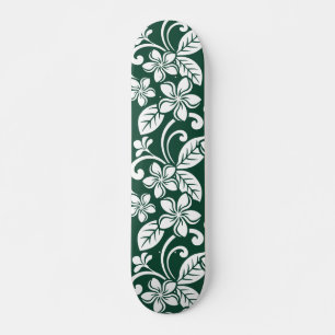 ISLAND PLUMERIA (FOREST GREEN) SKATEBOARD