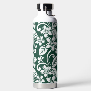 ISLAND PLUMERIA (FOREST GREEN) WATER BOTTLE