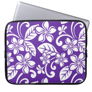 ISLAND PLUMERIA (GRAPE) LAPTOP SLEEVE