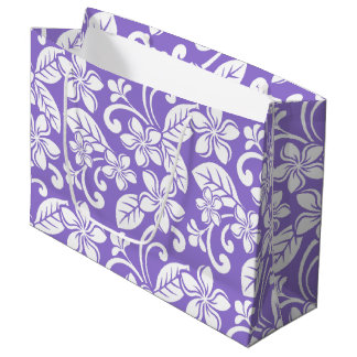 ISLAND PLUMERIA (LAVENDER) LARGE GIFT BAG