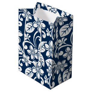 ISLAND PLUMERIA (NAVY BLUE)  Gift Bag