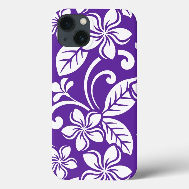 ISLAND PLUMERIA (PURPLE) Case-Mate iPhone CASE (Back)