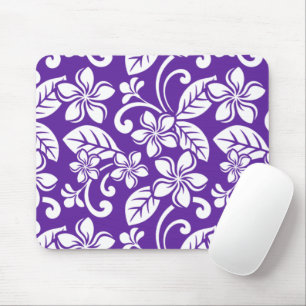 ISLAND PLUMERIA (PURPLE) MOUSE PAD