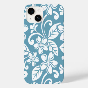 ISLAND PLUMERIA (SLATE BLUE) Case-Mate iPhone 14 CASE