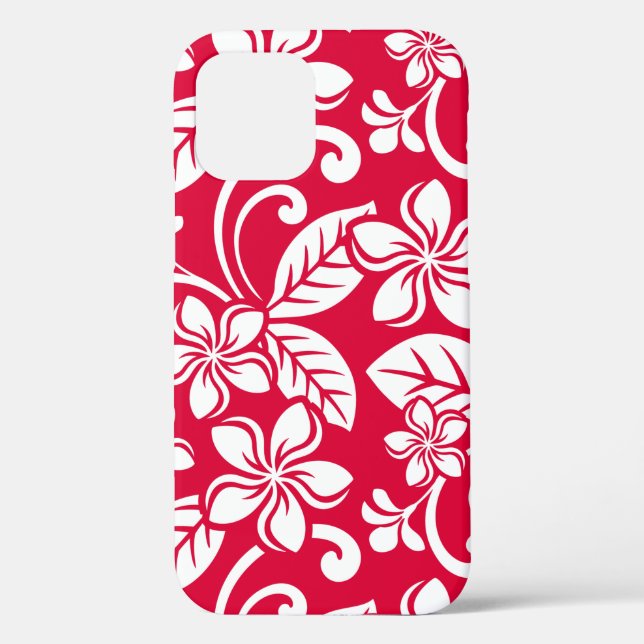 ISLAND PLUMERIA (STRAWBERRY RED) Case-Mate iPhone CASE (Back)
