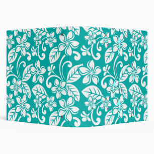 ISLAND PLUMERIA (TURQUOISE) BINDER