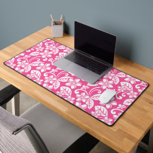 ISLAND PLUMERIA (WATERMELON PINK) DESK MAT