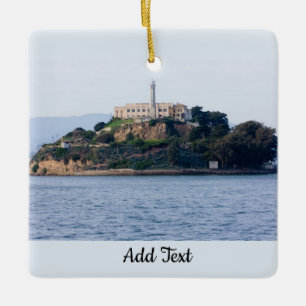 Island Prison, Alcatraz Ceramic Ornament