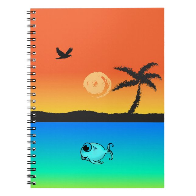 Island Sunset Notebook (Front)