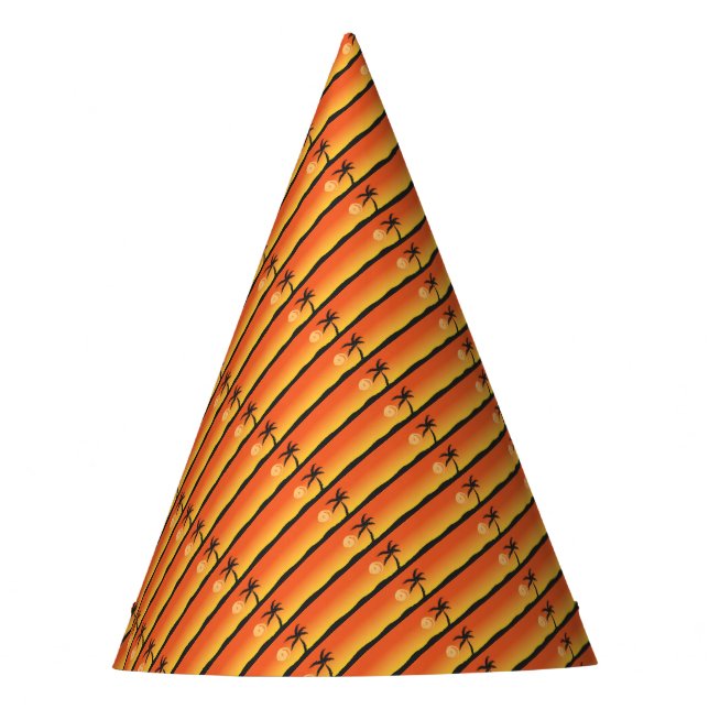Island Sunset Party Hat (Front)