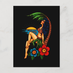 Island Sunset Postcard