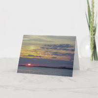 Island sunset thanks