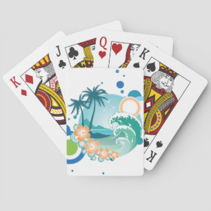 Island Surf Playing Cards