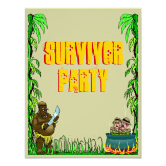 Survivor Party Invitation Template 9