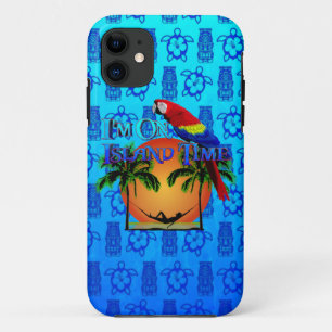 Island Time In Hammock iPhone 11 Case
